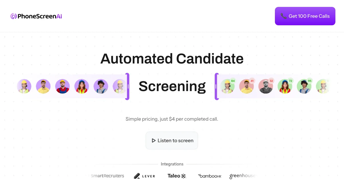 PhoneScreen AI screenshot